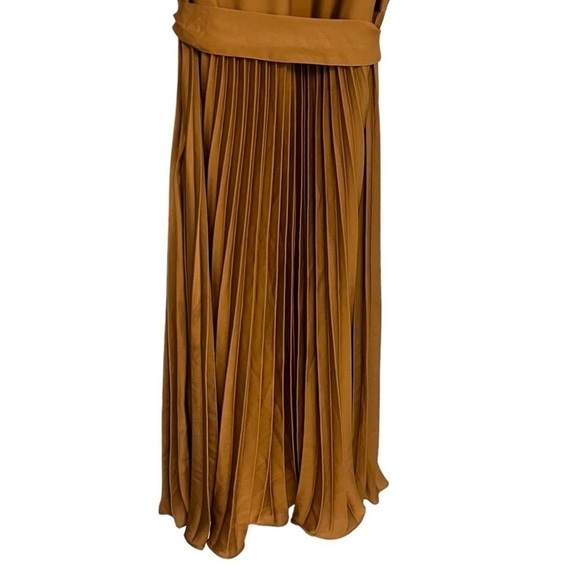 H&M Calf Length Midi Sleeveless Dress with Full & Drapey Plisse Skirt - Picture 13 of 16